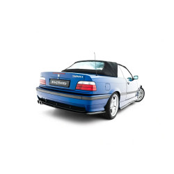 MAXTON DESIGN hátsó oldalsó splitterek BMW M3 / 3 M-Pack Coupe / Cabrio E36-hoz, fényes fekete