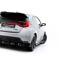 MAXTON DESIGN hátsó oldalsó splitterek Toyota GR Yaris Mk4 Facelift-hez, fényes fekete, V4