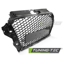 Sport stílusú hűtőrács AUDI A3 8V 12-16 (fényes fekete PDC)