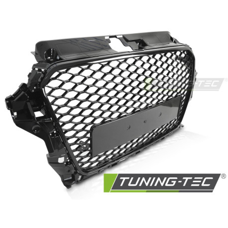 Body kitek és vizuális kiegészítők Sport stílusú hűtőrács AUDI A3 8V 12-16 (fényes fekete PDC) | race-shop.hu