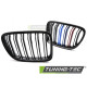 Body kitek és vizuális kiegészítők Sport hűtőrács BMW X1 E84 09-14 (fényes fekete háromszínű dupla sáv) | race-shop.hu