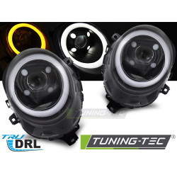 Fényszórócső világítás DRL MINI COOPER F55 / F56 / F57 14-17 (fényes fekete)
