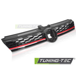 Sport hűtőrács ACC VW GOLF 7 17-19 (fényes fekete vörös csíkkal)
