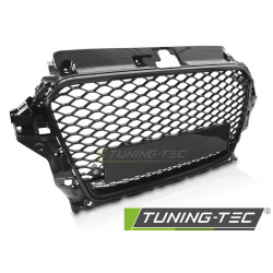 Sport stílusú hűtőrács AUDI A3 8V 12-16 (fényes fekete PDC)