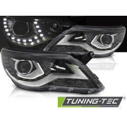 Fényszórók nappali világításhoz VW TIGUAN I 07-11 (FEKETE)