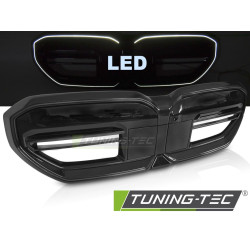 Sport hűtőrács BMW G60 G61 23- LED-del (fényes fekete)