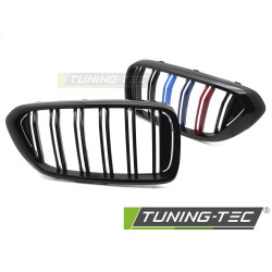 Sport hűtőrács BMW G32 17-20 (fényes fekete háromszínű dupla sáv)