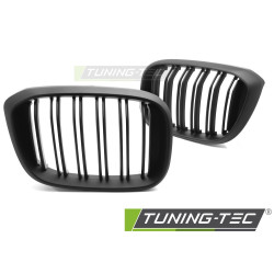 Sport hűtőrács BMW X3 G01 17-21 / X4 G02 18-21 (Matt fekete dupla rúd)