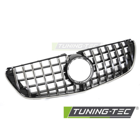 Body kitek és vizuális kiegészítők Sport hűtőrács MERCEDES V-CLASS W447 14-19 (Króm Fekete) | race-shop.hu