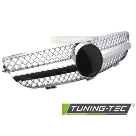 Body kitek és vizuális kiegészítők Sport hűtőrács MERCEDES CLK W209 03-10 (Króm) | race-shop.hu