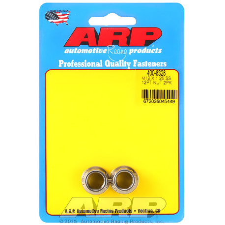 Motor alkatrészek ARP anyák (rozsdamentes, 12 lapú fej), M12×1.25, 2 db | race-shop.hu