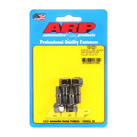 Motor alkatrészek ARP 8740 króm-molibdén 5/16-24 x 1.250 fekete hatszögű vízpumpa feszítőcsavar készlet | race-shop.hu