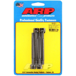 ARP 5/16-24 x 3.500 fekete oxid Hex Vízpumpa Lökés Csavar 2.250 hüvelyk Ventilátor Távolságtartóval - 8740 Króm Molibdén