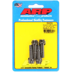 ARP 5/16-24 x 1.500 fekete 12-pontú vízpumpa feszítőcsavar .250 hüvelykes ventil távtartóval - 8740 króm-molibdén