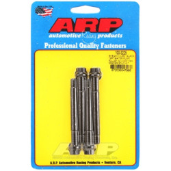 ARP 8740 Chrome Moly 5/16-24 x 3.250 12-Point Water Pump Pulley Studs for 2.000 inch Fan Spacer - Black Oxide
