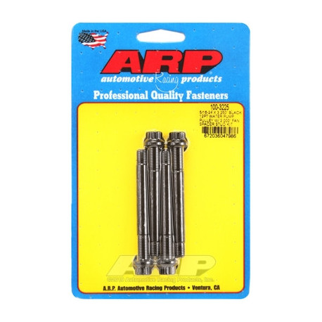 Motor alkatrészek ARP 8740 Chrome Moly 5/16-24 x 3.250 12-Point Water Pump Pulley Studs for 2.000 inch Fan Spacer - Black Oxide | race-shop.hu