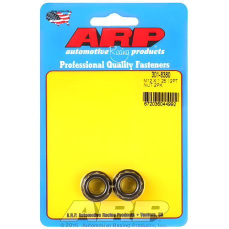 Motor alkatrészek ARP anyák (12 lapú fej, 5/8 kulcs, 2pc), M12×1.25 | race-shop.hu