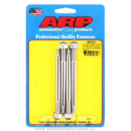 Motor alkatrészek ARP vízpumpa-csavar készlet (tőcsavarok, rozsdamentes, hatlapfejű), 5/16-24 × 101,6 mm | race-shop.hu
