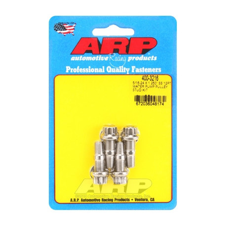 Motor alkatrészek ARP rozsdamentes acél 12-pontú vízpumpa feszítőcsavar készlet - 5/16-24 x 1.250 | race-shop.hu