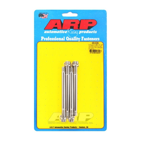 Motor alkatrészek ARP 12 pontú rozsdamentes acél vízpumpa feszítőcsavar - 5/16-24 x 4.250, 3.000 ventilátor távtartóval | race-shop.hu