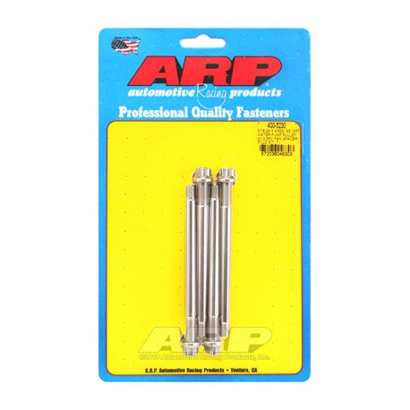 Motor alkatrészek ARP 5/16-24 x 4.500 Stainless Steel 12-Point Water Pump Pulley Stud with 3.250 inch Fan Spacer | race-shop.hu
