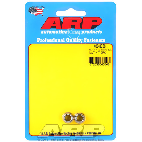 Motor alkatrészek ARP anyák (rozsdamentes, 12 lapú fej, M9 kulcs), M7×1.00, V1 | race-shop.hu