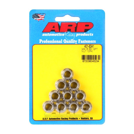 Motor alkatrészek ARP Stainless Steel 12-Point Nut Kit - 3/8-16 Thread Size | race-shop.hu