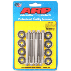ARP rozsdamentes acél 12-pontú szelepfedél csavarok SB Chevy Gen III/IV LS-hez 0,375" távtartókkal