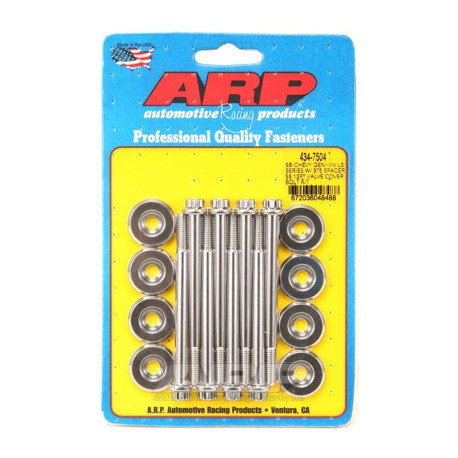 Motor alkatrészek ARP rozsdamentes acél 12-pontú szelepfedél csavarok SB Chevy Gen III/IV LS-hez 0,375" távtartókkal | race-shop.hu