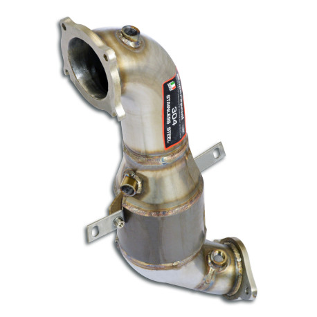 SUPERSPRINT KIPUFOGÓRENDSZER Supersprint Downpipe + Metallic catalytic converter ALFA ROMEO GIULIA 2.0i Turbo 16-18 | race-shop.hu