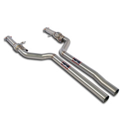 Supersprint Front pipe Right - Left (Replaces OEM front muffler) ALFA ROMEO GIULIA QUADRIFOGLIO 2.9i V6 Bi-Turbo 16-19