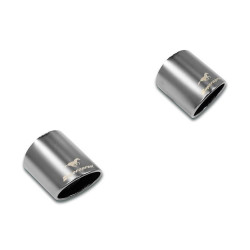 Supersprint Endpipe kit Right - Left "Gun Metal Grey" O 120 ALFA ROMEO STELVIO 2.0i Turbo Q4 17-19