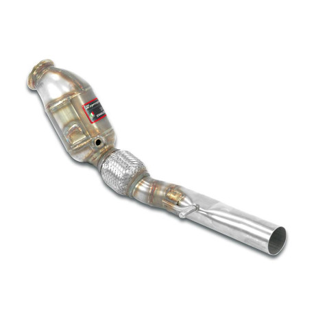 SUPERSPRINT KIPUFOGÓRENDSZER Supersprint Downpipe right + Metallic catalytic ALFA ROMEO STELVIO QUADRIFOGLIO 2.9i V6 Bi-Turbo 17-19 | race-shop.hu