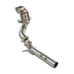 Supersprint Turbo downpipe kit + Metallic catalytic converter (Deletes GPF) AUDI A1 40 TFSi 3 Doors / Sportback 18+