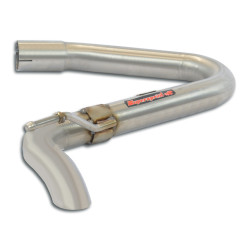 Supersprint Rear pipe "Stealth" (Muffler delete) AUDI A3 8Y Sportback 30 TFSI 1.0L 21+ (Solid beam axle rear suspension)