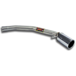 Supersprint Rear pipe Right O100 (Muffler delete) AUDI A4 B8 (Sedan + Avant) 1.8 TFSI 08-12