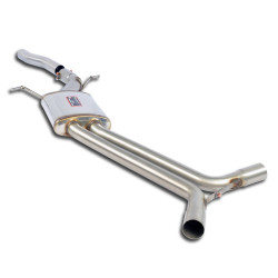 Supersprint Centre exhaust + exhaust hanger kit AUDI A5 Coupè/Cabrio 1.8 TFSI 08-11