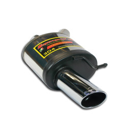 Supersprint Rear exhaust Left O120 "Power Loop"For OEM rear bumper AUDI A8 QUATTRO 4.0 TFSI V8 12-13