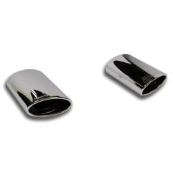 Supersprint Oval endpipe kit Right + Left 145 x 95 AUDI TT Mk3 Coupè/Roadster 2.0 TFSI Quattro 15+