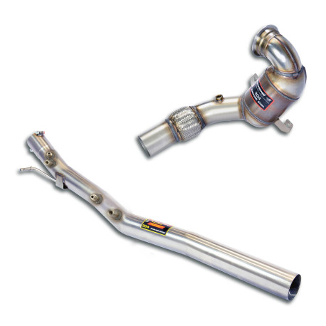 SUPERSPRINT KIPUFOGÓRENDSZER Supersprint Turbo downpipe kit + Metallic WRC catalytic (Deletes GPF) AUDI TT Mk3 Facelift Coupè/Roadster 45 TFSI Quattro 19+ | race-shop.hu