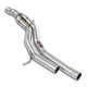 SUPERSPRINT KIPUFOGÓRENDSZER Supersprint Centre pipe "Y-Pipe" AUDI Q8 55 TFSI 20-23 "Single Pipe" (with valve) | race-shop.hu