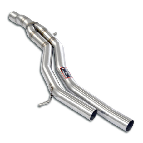 SUPERSPRINT KIPUFOGÓRENDSZER Supersprint Centre pipe "Y-Pipe" AUDI Q8 55 TFSI 20-23 "Single Pipe" (with valve) | race-shop.hu