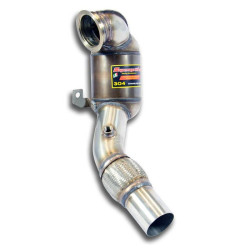 Supersprint Turbo downpipe kit + Metallic catalytic converter AUDI S1 Quattro 3 Doors / Sportback 2.0 TFSI `14+ (Twin Pipe)