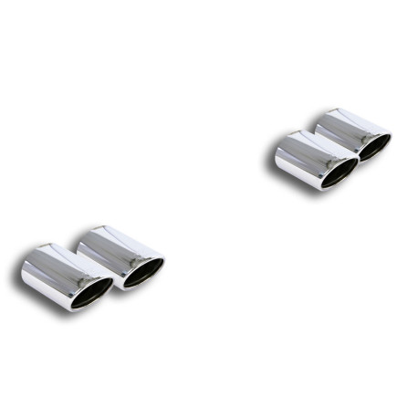 SUPERSPRINT KIPUFOGÓRENDSZER Supersprint Endpipe kit 100x75 Right + 100x75 Left AUDI SQ2 QUATTRO 2.0 TFSI 19-20 (with valve) | race-shop.hu