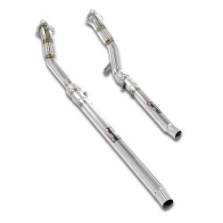 Supersprint Downpipe kit Right + Left (Replaces catalytic converter) AUDI S4 QUATTRO (Sedan + Avant) 2.7i V6 98-01