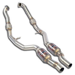 Supersprint Front Metallic catalytic converter Right - Left AUDI S4 Quattro Sedan 3.0 TFSi V6 16-18 (with valve)