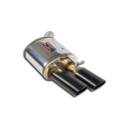 Supersprint Rear exhaust Left 100x75 "Gun Metal Grey" AUDI S6 C7 4G (Sedan + Avant) 4.0 TFSI 12-14