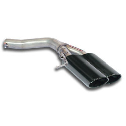 Supersprint Rear pipe Right 100x75 "Gun Metal Grey" (Muffler delete) AUDI S6 C7 4G (Sedan + Avant) 4.0 TFSI 12-14