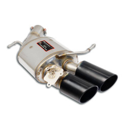 Supersprint Rear exhaust Left 100x75 "Gun Metal Grey" AUDI S8 Quattro 4.0 TFSI V8 20+ (with valve)