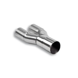 Supersprint Connecting pipe "Y" for OEM kat AUDI TT RS QUATTRO Coupè 2.5 TFSi 09-15 Ø76mm system